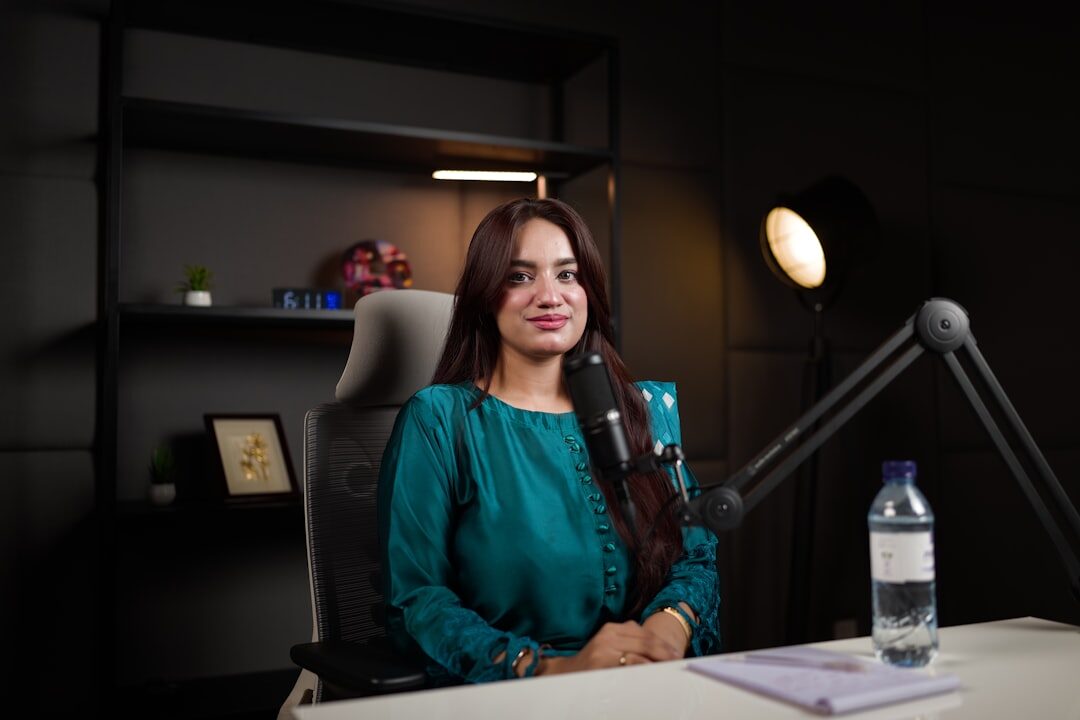 news anchor on television
