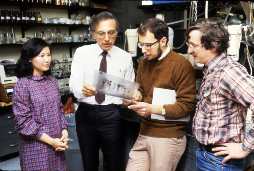 group of experts talking