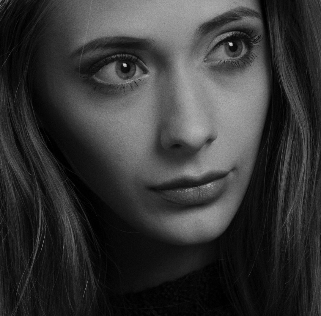 Studio portrait of a young Lithuanian woman journalist