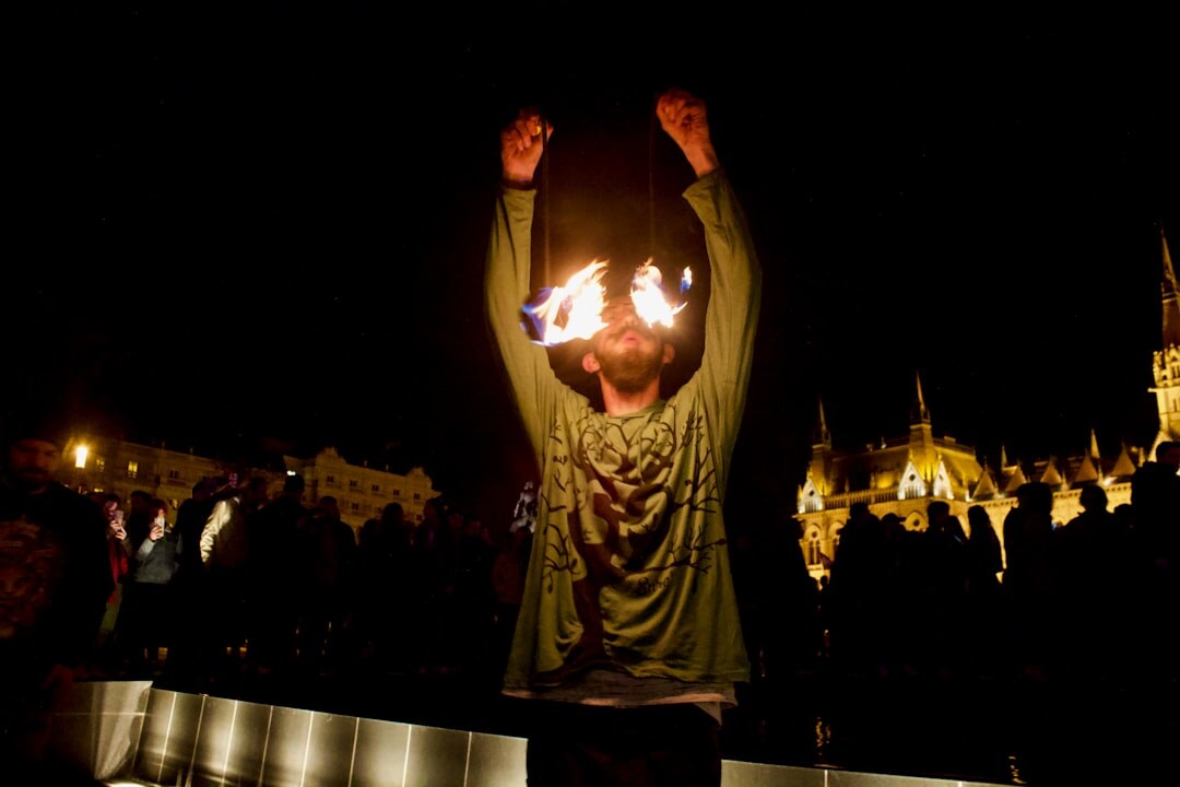 protesters outside parliament