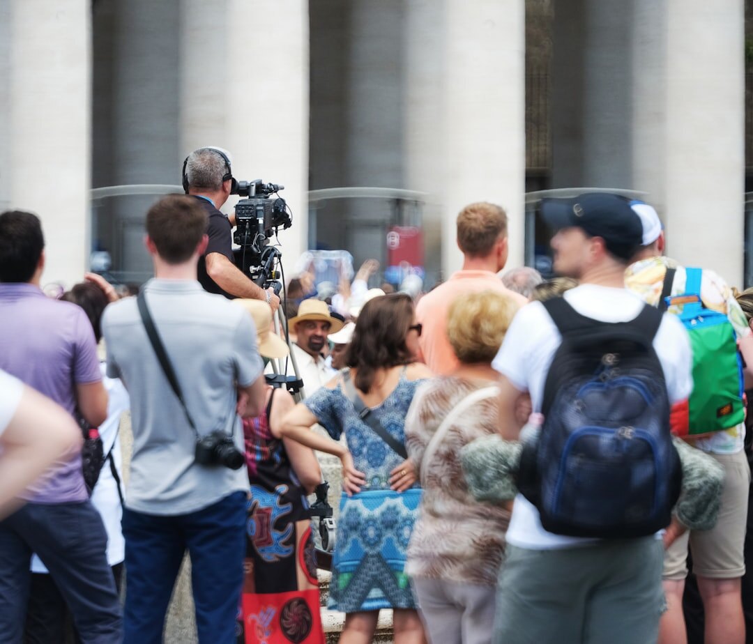 journalist interviewing